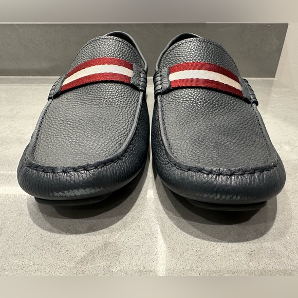 BALLY Leather Navy Driver - GREAT CONDITION! - Picture 5 of 6